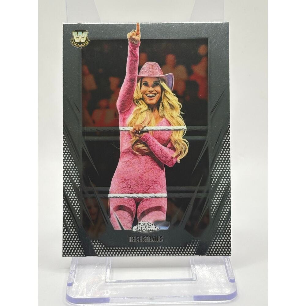 2026 Topps Chrome WWE Trish Stratus Base Set Card #115 Legends